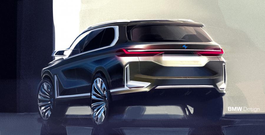 Эскиз BMW Concept X7 iPerformance 2017 года  (фото 39 из 40)